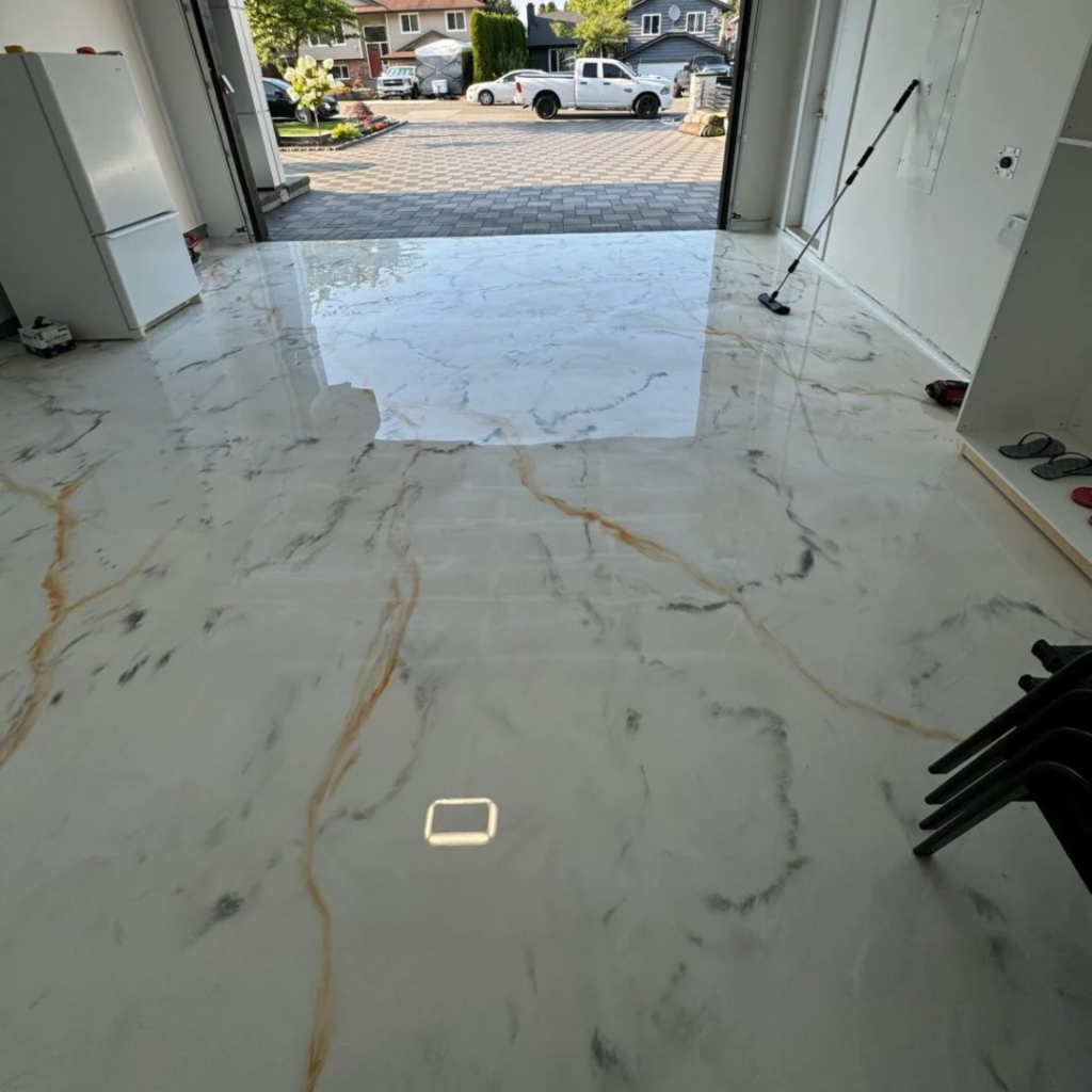 metallic epoxy flooring and coating