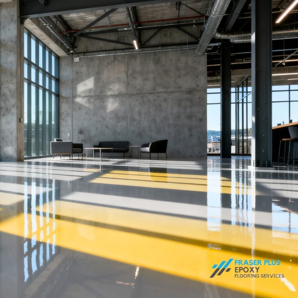 Epoxy Flooring vancouver Contractor Fraser Plus Epoxy